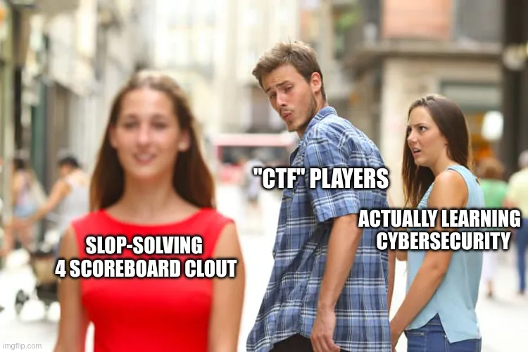 CTF players distracted by slop-solving