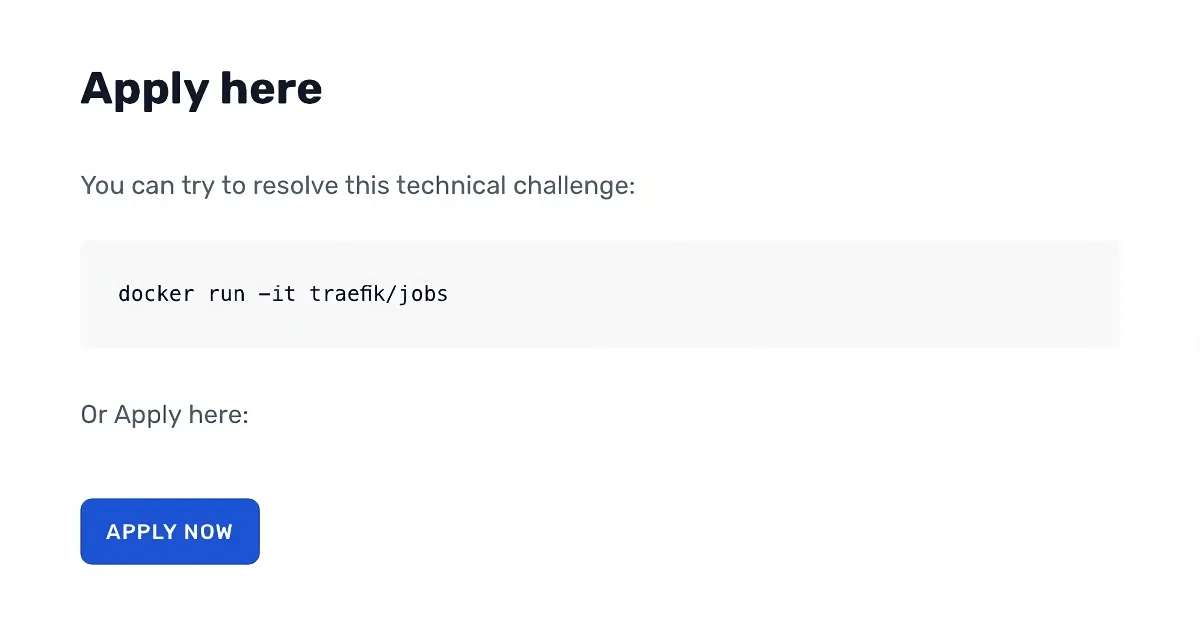 Traefik docker command